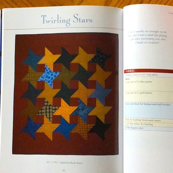 Americana Quilts by Sandy Bonsib quilting book - Picture 4 of 6
